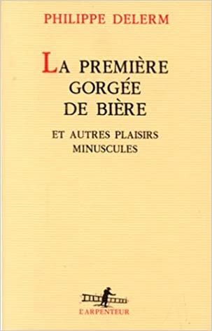 La première gorgée de bière - Click to enlarge picture.
