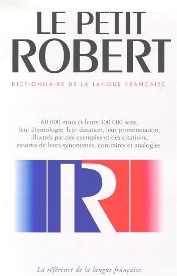 Le Nouveau Petit Robert - Click to enlarge picture.