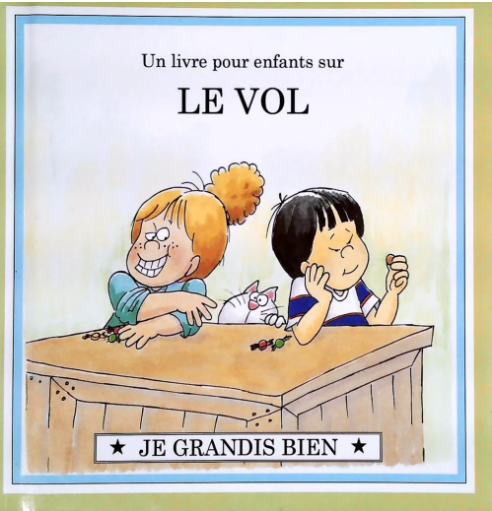 Un livre pour enfants sur le vol - Click to enlarge picture.