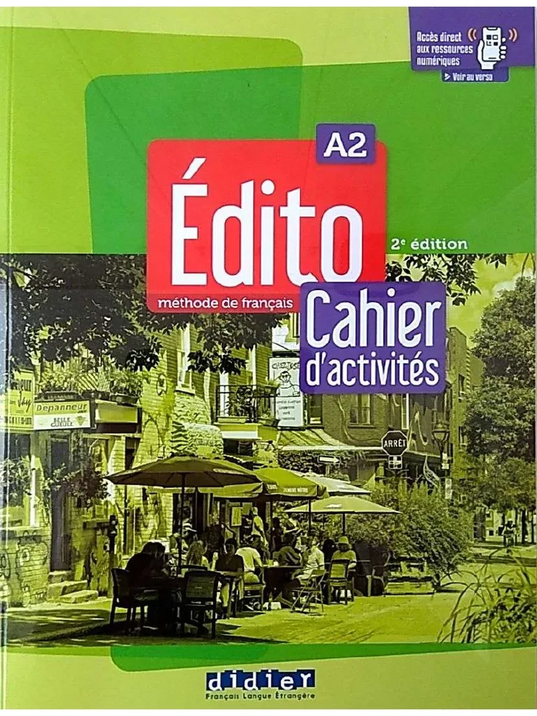 Edito A2 Workbook (Cahier d'Exercises)