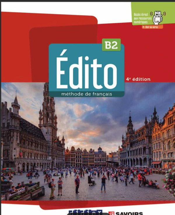 Edito B2 Textbook (Livre d'élève)