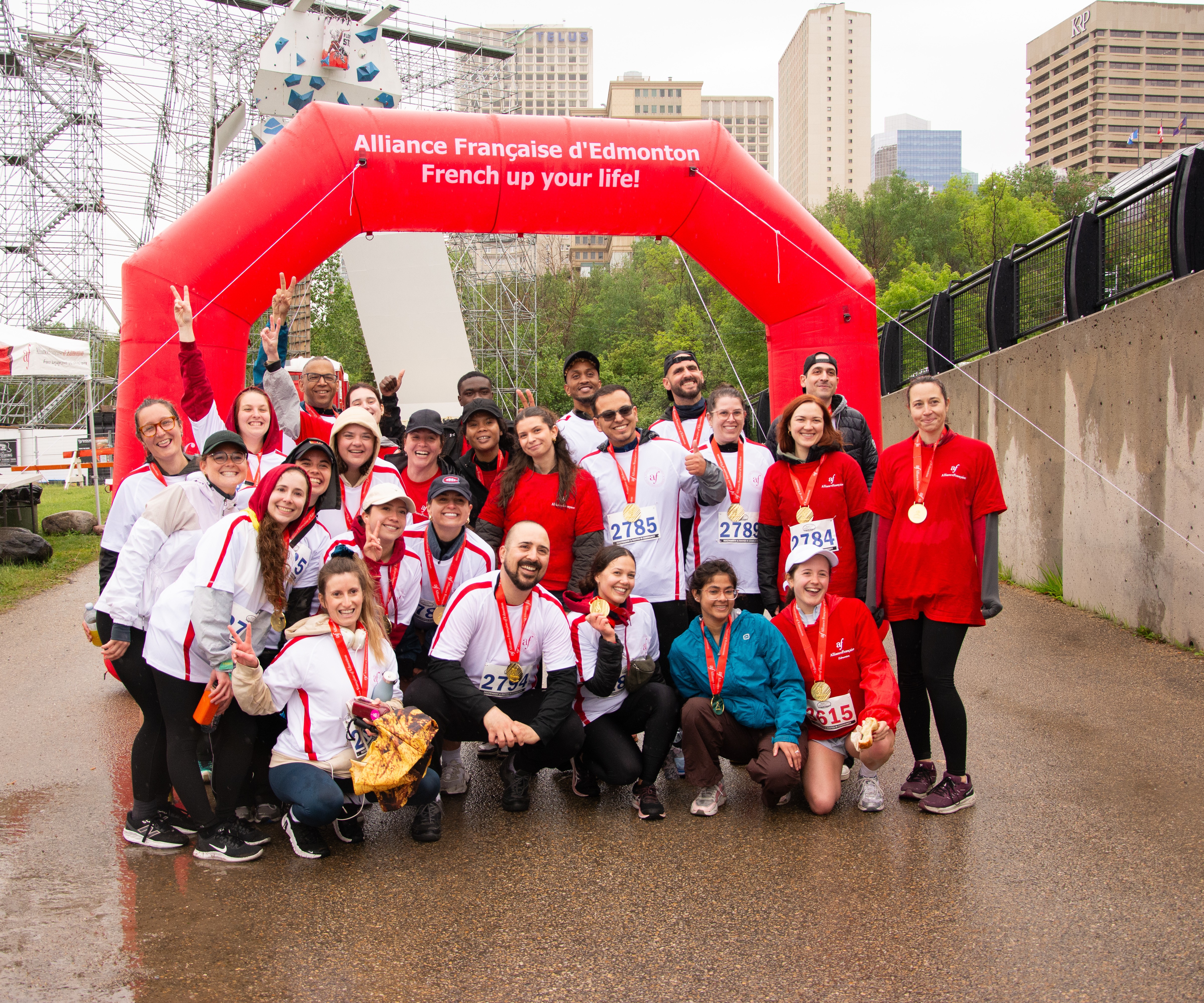 Runners at Le French Run